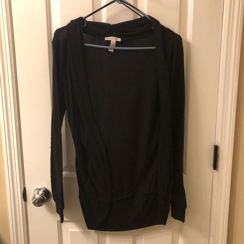 Black cardigan size large good condition